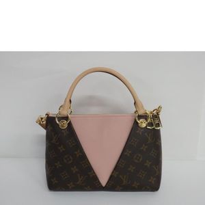 Louis Vuitton V Tote Bag BB Monogram Handbag Pink